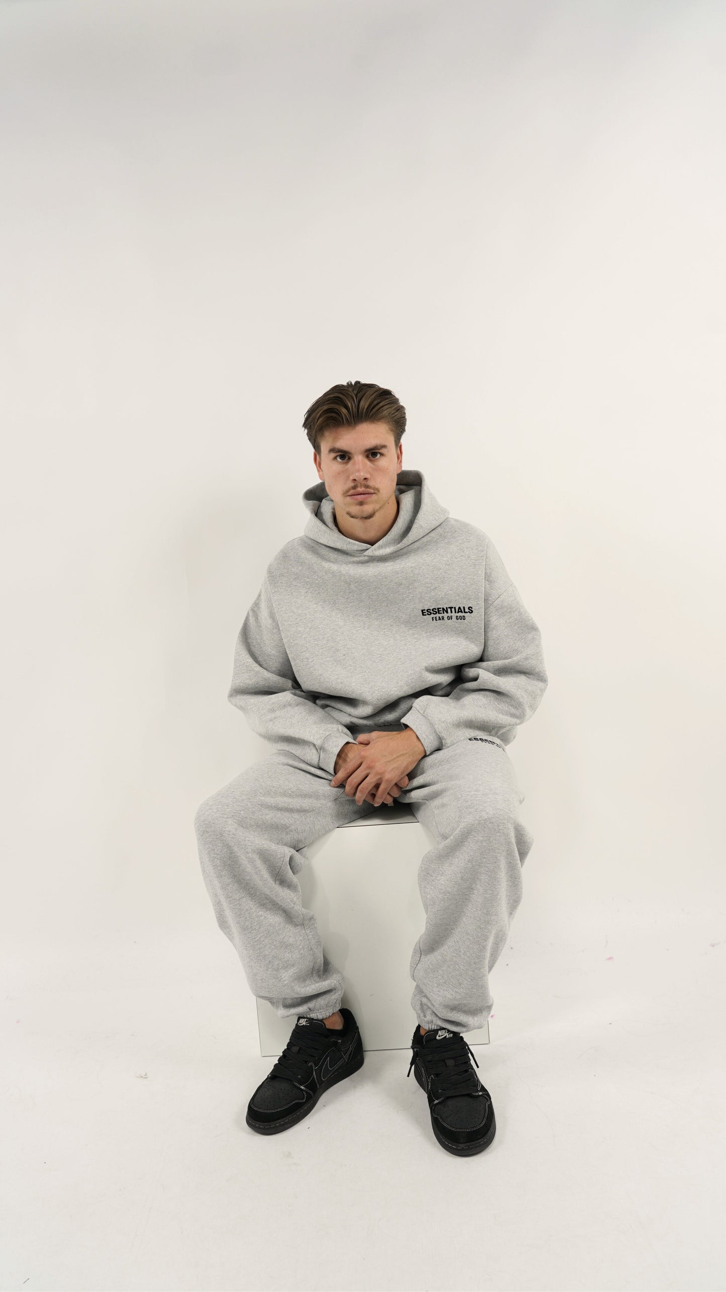 Fear of God Essentials FW24 Light Heather Full set