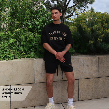 Fear of God Essentials FW24 Black Yellow Summer Set